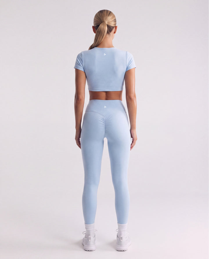 350 TOP SHORT SLEEVE LIGHT BLUE