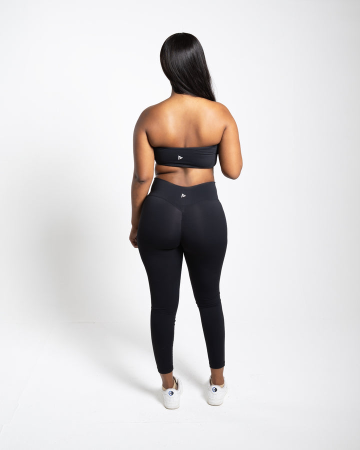 Aura Bandeau Bra- Black