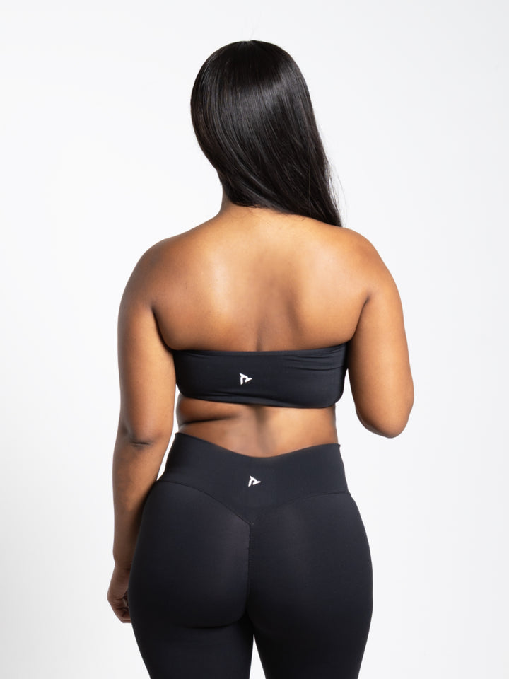 Aura Bandeau Bra- Black