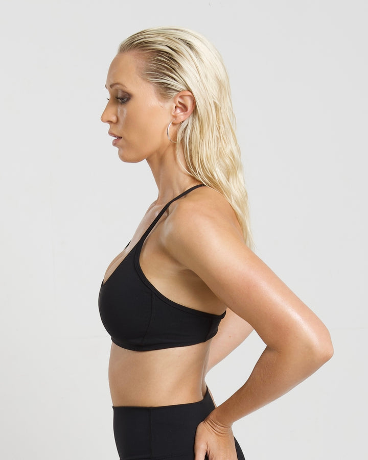 Aura yoga bra- Black