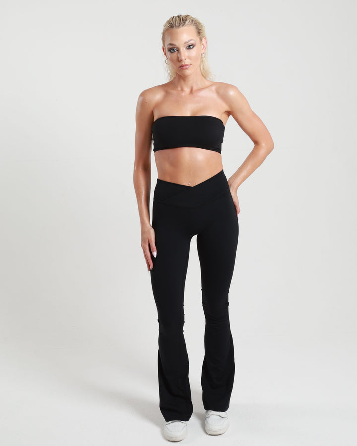 Aura Bandeau Bra- Black