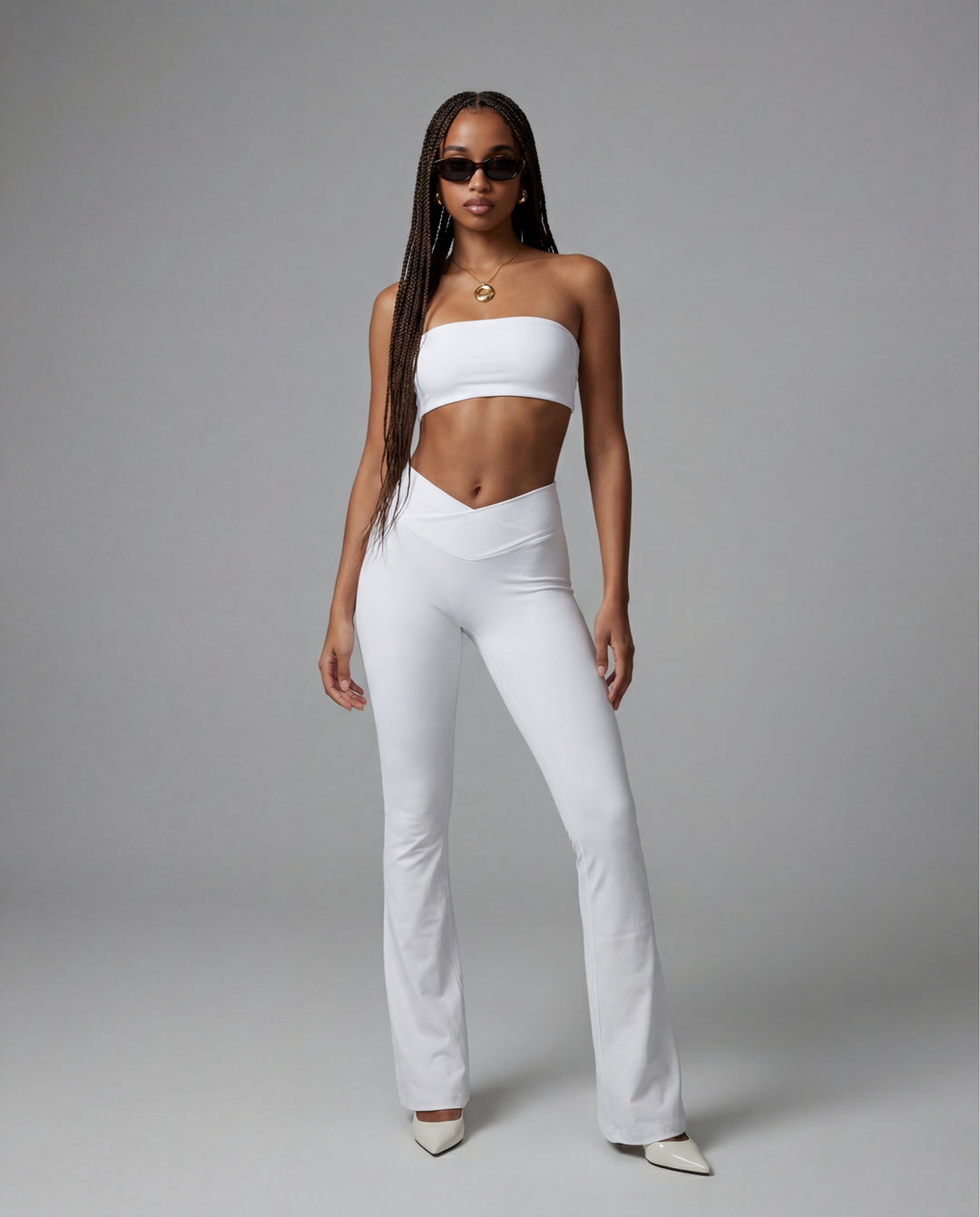 Aura Bandeau Bra- White