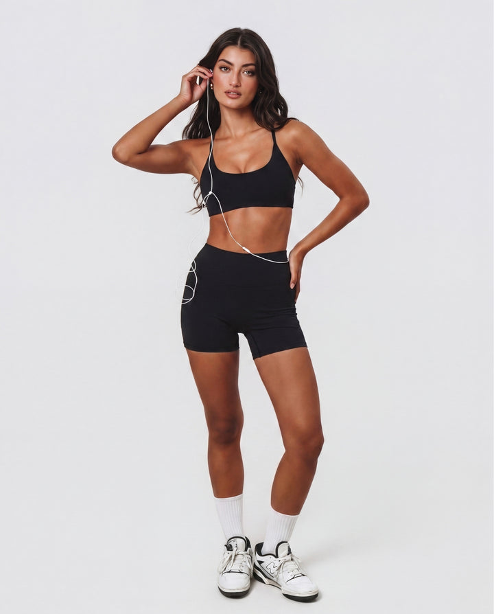 Aura yoga bra- Black