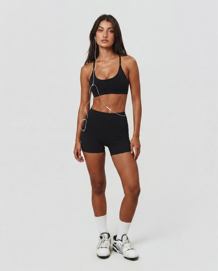 Aura yoga bra- Black