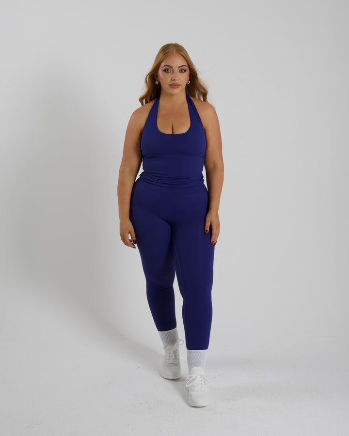 Aura Yoga Leggings- Navy