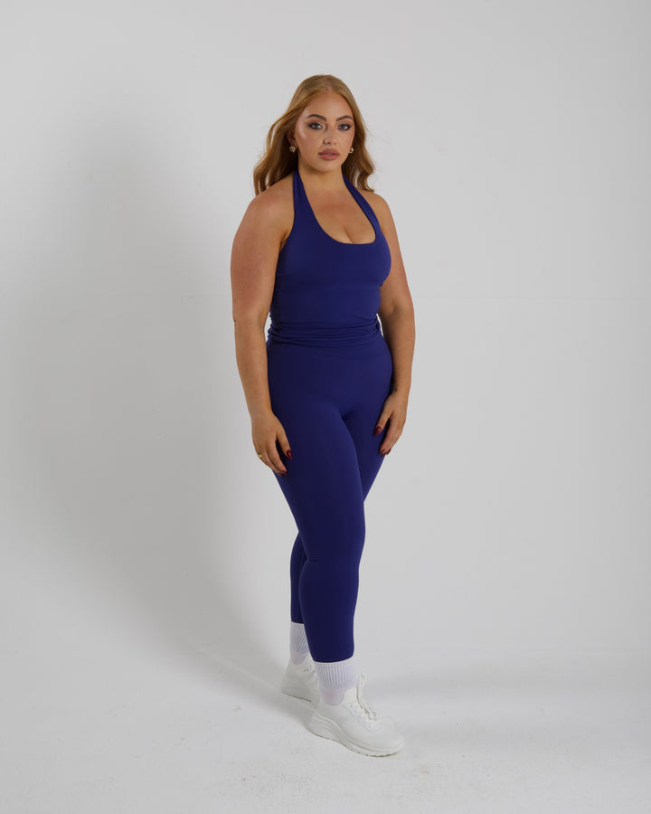 Aura Yoga Leggings- Navy