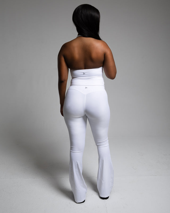 Aura Halter V-Tank- White